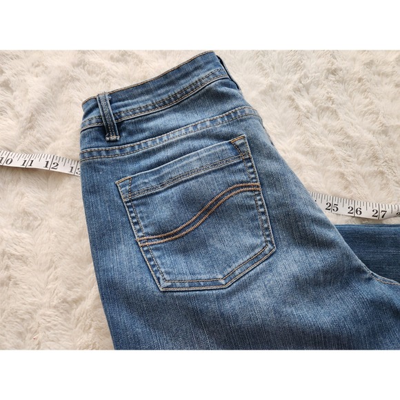 Reba Blue Denim Jeans Womens Size 6 Bootcut Medium Wash Inseam 31" - Picture 9 of 9